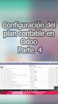 🤑💰 Configuración del plan contable en Odoo PLE SUNAT😎✔ #4
