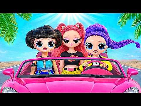 K-Pop Demon Hunters Vacation Glow Up! Rumi, Zoey & Mira 18 DIYs for Dolls