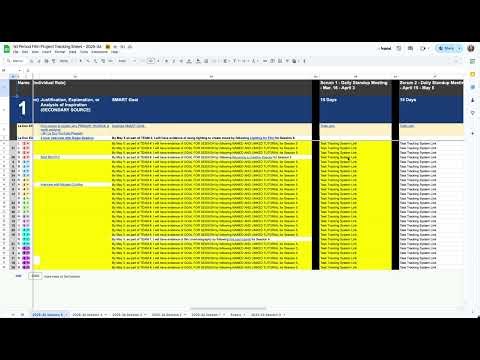 2025-26 Session 5 Week 2 Planning March 16-20 Overview