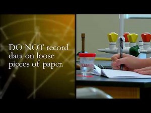 How to keep a lab notebook