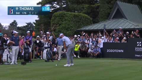 Nico Echavarria beats Justin Thomas, Max Greyserman to win Zozo Championship