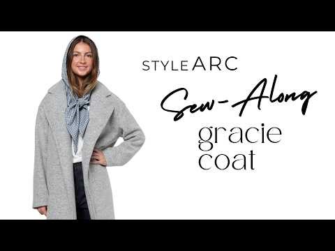 Style Arc | Gracie Coat Sewing Tutorial | Sew Along