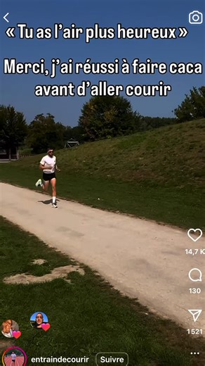 Le Cotche on Instagram: "Je découvre les sombres secrets de la course à pied ..💩 #gym #run #humour"