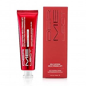 Dermelect Self-Esteem Neck Firming Lift Professional - Anti Aging Cream with Agefinity, Squalene, Green Tea Toning Hydrating Firming Treatment for Crepey Sagging Skin, Tech Neck 2 oz