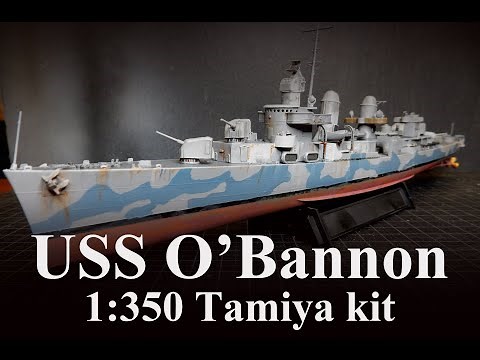 Fletcher class, 1:350 Tamiya kit
