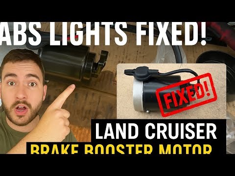 FIX ABS Lights for Good! | 2005 Land Cruiser Brake Booster Motor Replacement