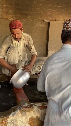 How to Wash an Aluminum Dagchi: Step-by-Step Cleaning Guide |Old World Craft #shorts