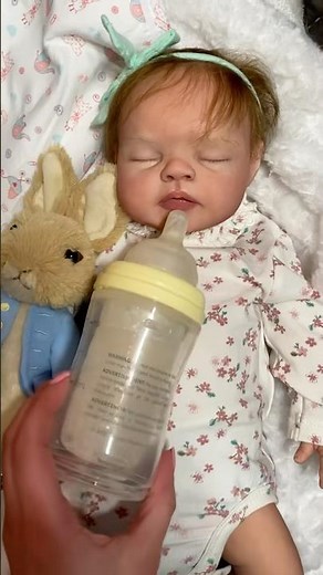 Realistic Silicone Baby Doll Feeding & Night Routine