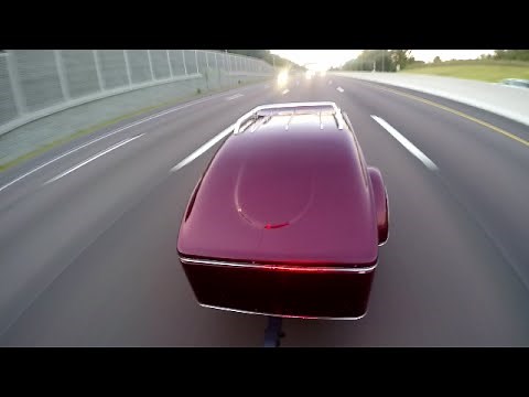 Timeout Cargo Trailer XL 1800, Goldwing test ride.