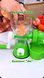 11K views · 793 reactions | “Fresh juice made simple! Our manual juicer is easy to use, mess-free, and perfect for healthy, homemade drinks.” #ManualJuicer #FreshJuice #HealthyLiving #KitchenEssentials #EasyToUse #JuicingMadeSimple #HomemadeDrinks #NaturalFlavor #HealthyHabits #JuiceLovers | ProductRealm | Facebook