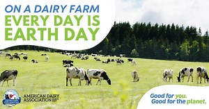 Dairy farming continues to grow in sustainability every year. 🐄 Dairy is a pivotal solution for sustainable nutrition. On Earth Day, that’s worth celebrating. 🌎 Learn how dairy farmers help the environment and nourish our communities: http://ow.ly/ylvN50NNTjt #earthday #earthday23 | American Dairy Association North East