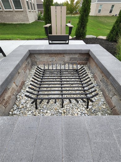 Square Carbon Steel Fire Pit Grate: Heavy Duty Campfire Wood Insert - Etsy