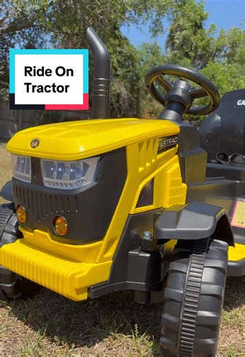 Kids' Ride-On Tractor for Summer Fun!