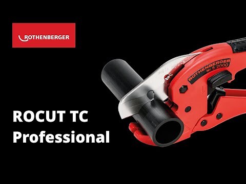 Plastic pipe shears ROCUT TC 42, 50, 63 and 75 Professional | Highlight Overview