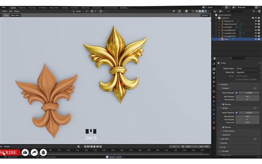 Blender 3.6 Curve Modeling Tutorial Beginner