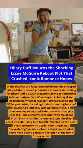 Hilary Duff Mourns the Shocking Lizzie McGuire Reboot Plot That Crushed Iconic Romance Hopes