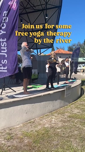 🌞💛 FREE Yoga Therapy by the Indian River? Yes please! We’re hopping back into the sunshine for It’s Just Yoga Fest x Space Coast Veg Fest — and this year is extra special. Our very own Master Teacher Suzanne (one of the true local yoga legends 🐅✨) is leading a beautiful outdoor class on the cusp of HOTY’s 20-year anniversary — and trust us… you feel every year of that wisdom in her teaching. No mat needed. No ticket. No barriers for the Barrier Islands. Just free yoga therapy by the gorgeous 