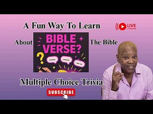Trivia Time with Stephanie! #bibletrivia #scripture #fun #livefun