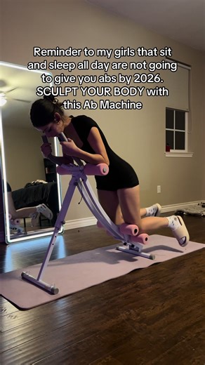 This is the perfect ab machine for working my core! Easy to do at home doesn't take too much space either! #abmachine #tiktokshopholidayhaul #abworkout #TikTokShopCreatorPicks #absworkout