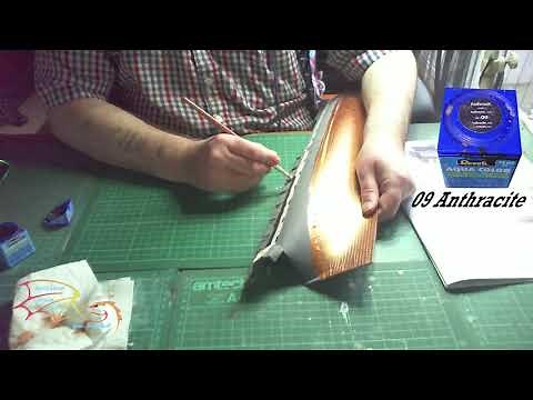 Revell USS United States Sclae 1 96 Part 1 Hull Painting