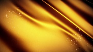 Download Golden background with stars and a gold fabric for free