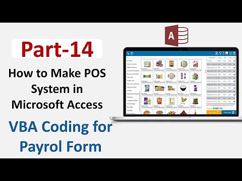 How to Make POS in Microsoft Access Part 14| VBA Coding for Payroll Form