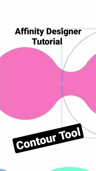 Affinity Designer Tutorial - Contour Tool. #affinitydesigner #affinity #graphicdesign #vector