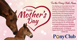 2K views · 22 reactions | A big thank you to all the moms out there who spend countless hours supporting their kids in activities like Pony Club! #uspc #usponyclubs #mothers #mothersday | The United States Pony Clubs Inc., (USPC) Official Page | Facebook
