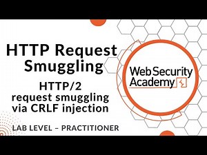 Lab: HTTP/2 request smuggling via CRLF injection