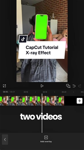 X- ray effect Tutorial on CapCut #editingtutorial #capcuttutorial #xrayeffecttutorial