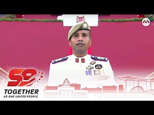 Parade contingents march in | National Day Parade 2024