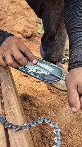 Si tú motosierra no entra en la madera debes hacer esto 💪🔥 #chainsaw #sthil #madera #woodworking | Hugo RM