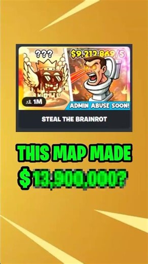 Guess which Fortnite Map has made More Money!