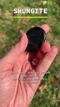 Shungite The Master Crystal For Grounding And Protection