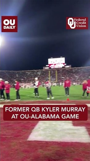 Former OU quarterback Kyler Murray at College Football Playoff game against Alabama