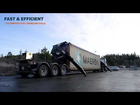 Hammar self loading low bed trailer