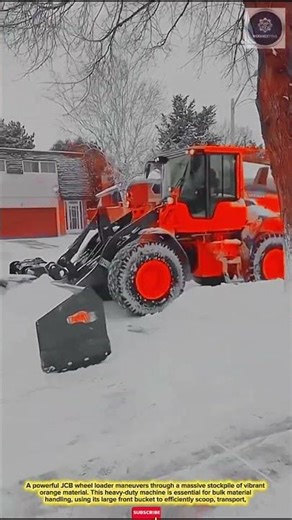 Powerful & Efficient: Volvo L60H Wheel Loader for Precision Snow Removal and Management
