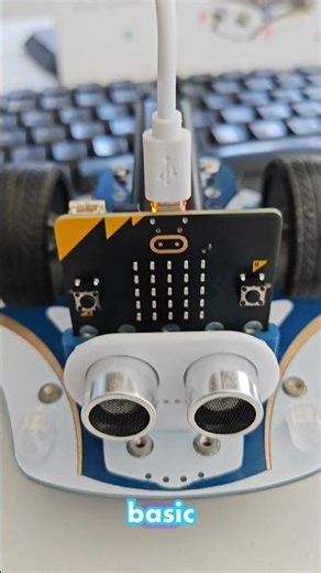 Cutebot Pro Getting Started: Upload Code & Run Your First Program (MakeCode) #shortvideo