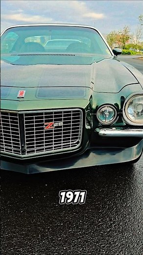 1971 Chevy Camaro Z28: The End of High-Compression V8s! #classiccars #americancars #cartok