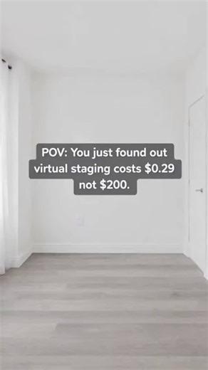 Realtors… we need to talk.  Virtual staging should NOT cost $200 anymore. With Kezen, it’s $0.29 per photo. Yes… twenty-nine cents. No waiting on designers. No back-and-forth revisions. Just upload → click → staged in 10 seconds. This is about to save agents hundreds per listing. #realtortips #realestateagent #listingagent #realestatemarketing #realtorlife #realestatetips #virtualstaging #aistaging #kezenai #realestatehacks | KEZEN | Facebook