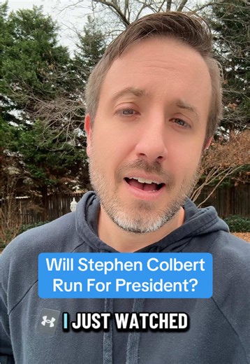 Will Stephen Colbert run for president in 2028? #news #colbert #politics #democrats #maga