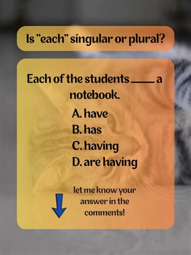 Mastering Singular Subjects with English Verbs