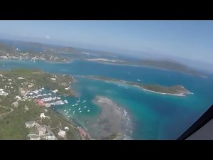 Landing at Beef Island,Tortola,BVI