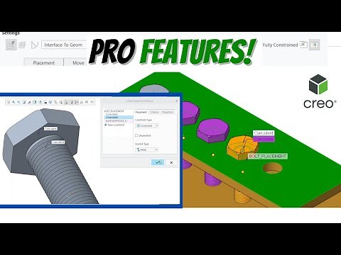 Auto place feature in CREO || Reference pattern | Repeat command in CREO parametric