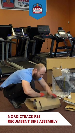 Assembling the NordicTrack R35 Recumbent Bike just got easier! Designed for smooth rides and ergonomic support, the R35 is a top choice for those seeking a recumbent bike that delivers. Looking to compare models? 📊 Check out our comprehensive comparison chart and video reviews for the best exercise equipment available! 📊 Comparison Chart: bigguytreadmillreview.com/treadmills/comparison/ 🎥 Video Reviews: bigguytreadmillreview.com/treadmills/ #BigGuyTreadmillReview #RecumbentBike #Fitness #Trea