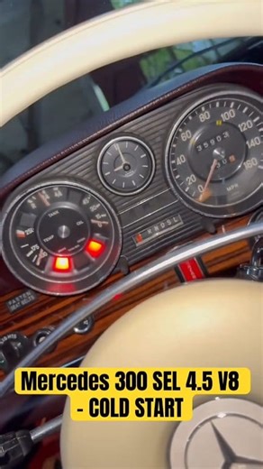 208K views · 3.4K reactions | Mercedes 300 SEL 4.5 V8 - Cold Start #startup #mercedescar | Graphpexels | Facebook