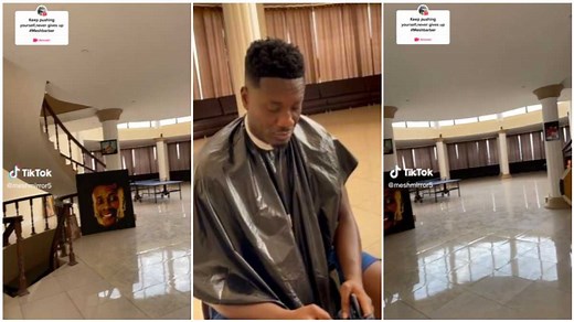 Asamoah Gyan shows off interior of his $3m mansion as he receives fresh trim
