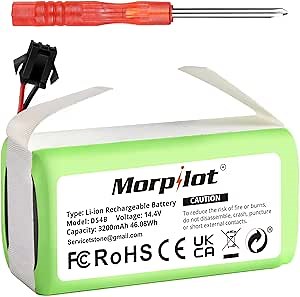 3200mAh Replacement Battery for Eufy RoboVac 11s, Suitable for Eufy Battery Replacement, for eufy 11 30 15C 15T 12 35C, for Ecovacs Deebot N79 N79S DN622, Goovi F007C D380 D382, Amarey A800 A900