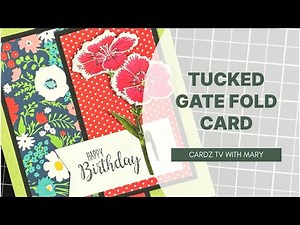 EASY TUCKED GATEFOLD CARD || FUN FOLD CARD SERIES