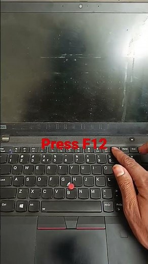 How to open the boot menu in Lenovo ThinkPad T490 laptop #lenovo #T490